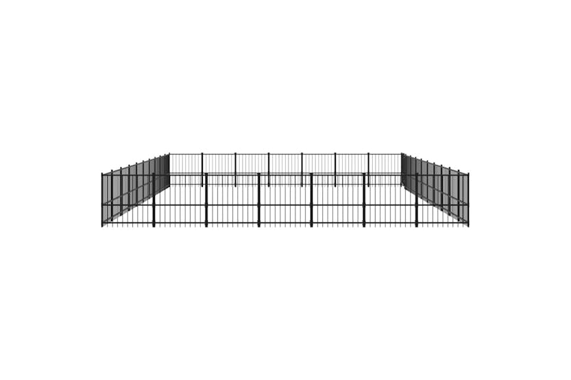 Vidaxl 3124653 Outdoor Dog Kennel Steel 65.86 M2