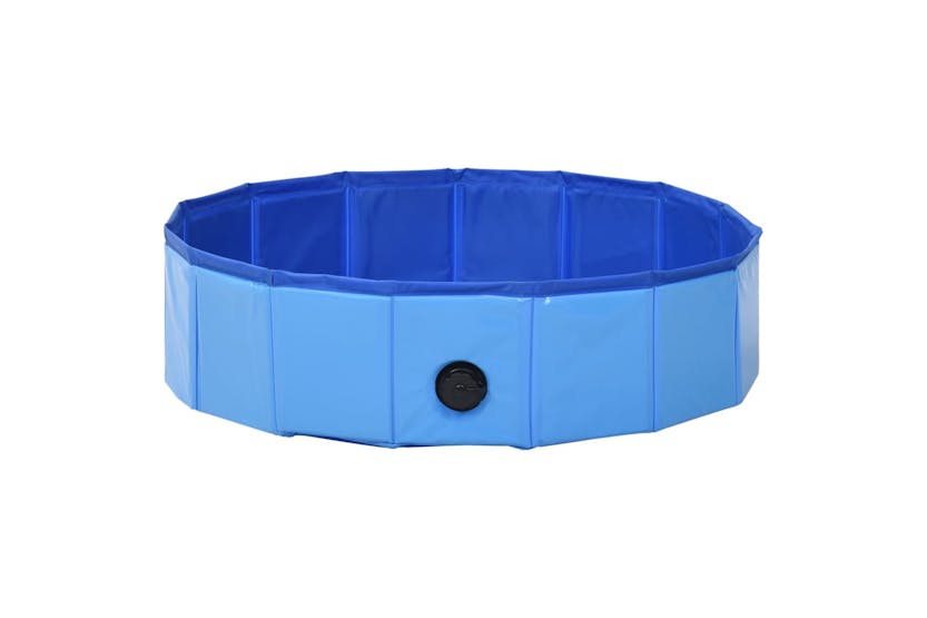 Vidaxl 170825 Foldable Dog Swimming Pool Blue 80x20 Cm Pvc