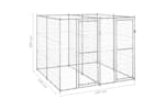 Vidaxl 3082282 Outdoor Dog Kennel Galvanised Steel 4.84 M2