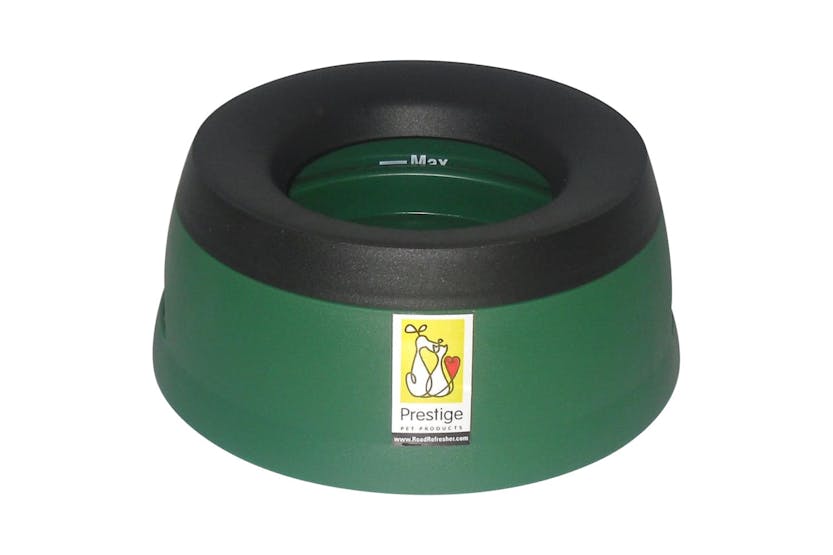 Road Refresher 433858 Non-spill Pet Water Bowl Large Green