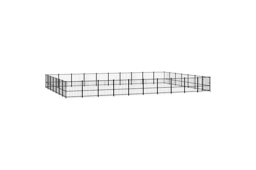 Vidaxl 3124653 Outdoor Dog Kennel Steel 65.86 M2