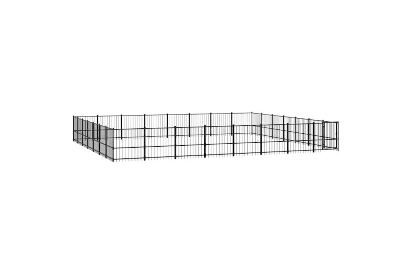 Vidaxl 3124651 Outdoor Dog Kennel Steel 52.69 M2