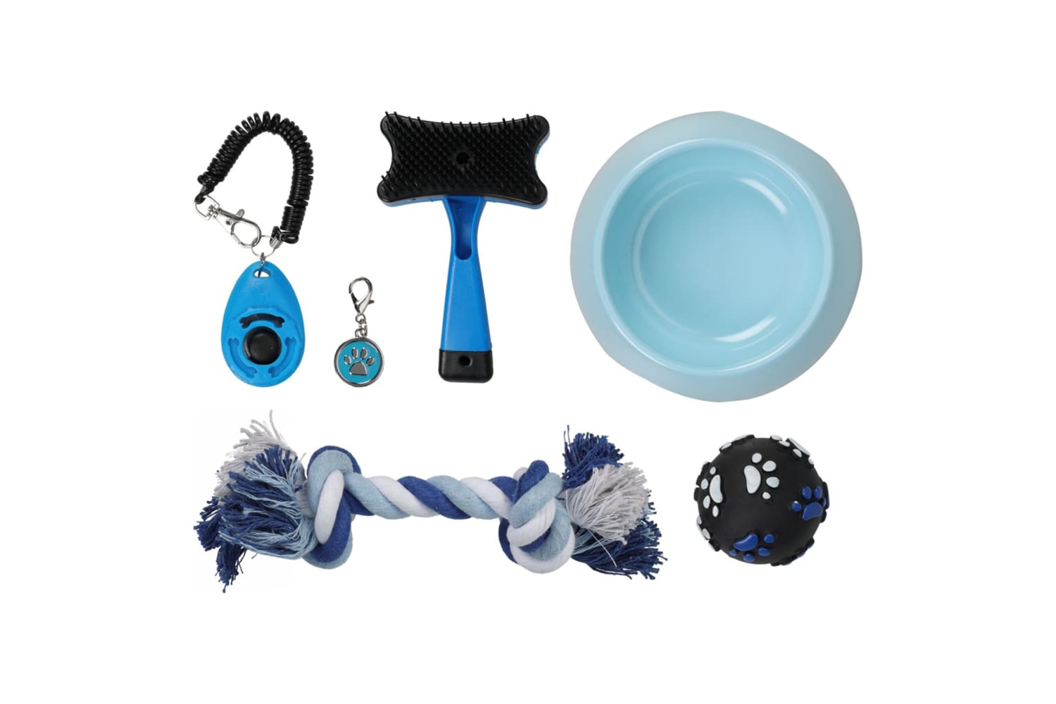 Pets Collection 445879 6 Piece Dog Play And Care Set