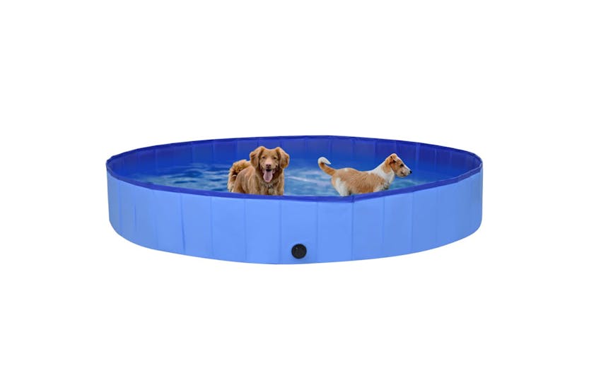 Vidaxl 92603 Foldable Dog Swimming Pool Blue 300x40 Cm Pvc