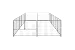 Vidaxl 3082122 Dog Kennel Silver 12 M2 Steel