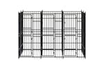 Vidaxl 3097938 Outdoor Dog Kennel Steel 5.53 M2