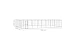 Vidaxl 3082326 Outdoor Dog Kennel Steel 65.34 M2