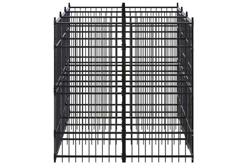 Vidaxl 3097938 Outdoor Dog Kennel Steel 5.53 M2