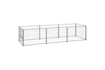 Vidaxl 3082101 Dog Kennel Silver 3 M2 Steel