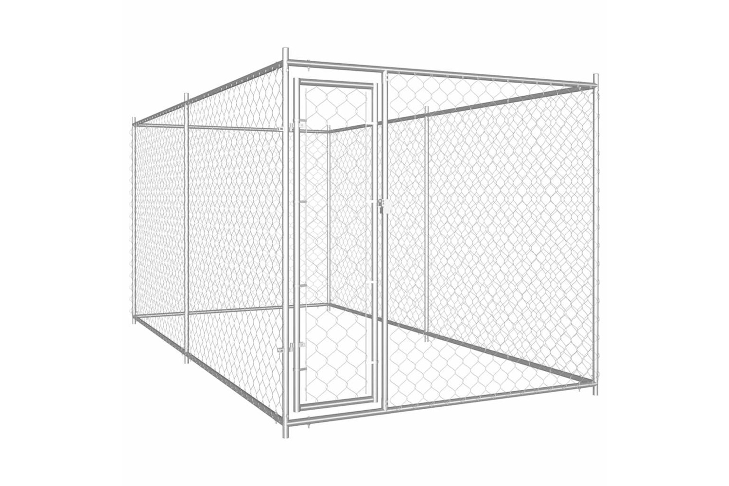 Vidaxl Outdoor Dog Kennel 382x192x185 Cm