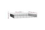 Vidaxl 3124651 Outdoor Dog Kennel Steel 52.69 M2