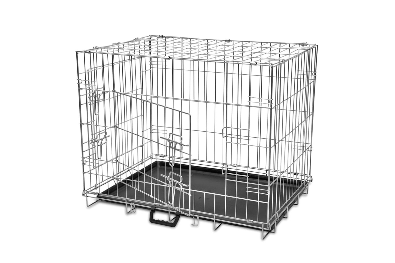 vidaXL 170216 Foldable Dog Bench M Metal