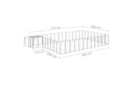 Vidaxl 3082230 Dog Kennel Black 30.25 M2 Steel