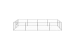 Vidaxl 3082120 Dog Kennel Silver 8 M2 Steel