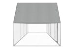 Vidaxl 144558 Chicken Coop 8x2x2 M Galvanised Steel