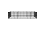 Vidaxl 3097998 Outdoor Dog Kennel Steel 49.77 M2