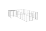 Vidaxl 3082232 Dog Kennel Silver 10.89 M2 Steel