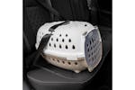 Vidaxl 171804 Pet Transport Box White And Brown 50x34.5x32 Cm Pp