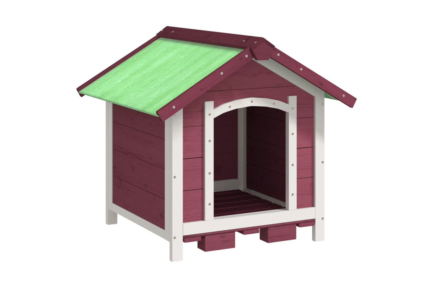 vidaXL 172275 Dog Kennel Mocha 65x65x61.5cm Solid Wood Pine