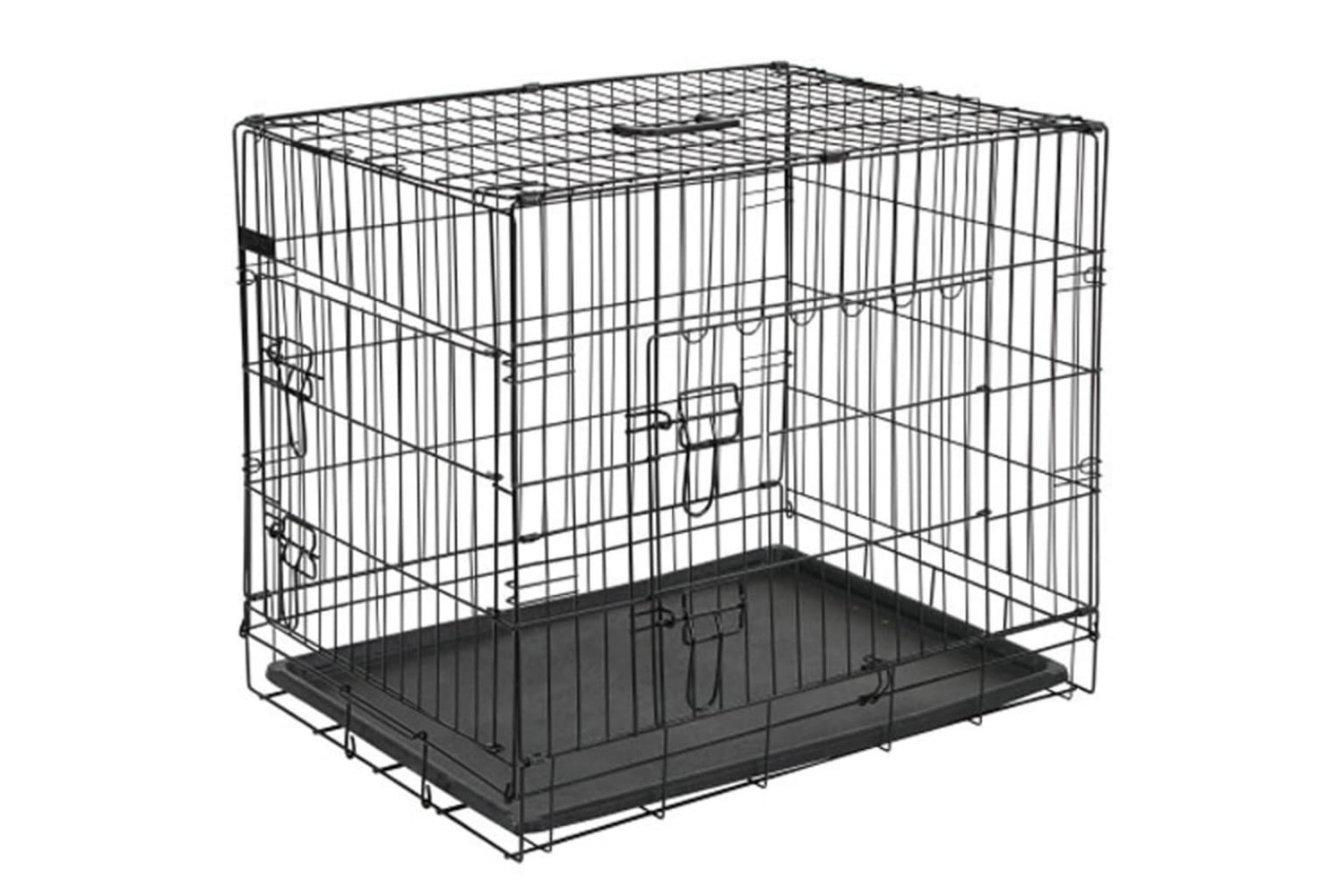 @pet 413720 Dog Transport Crate Metal 92.5x57.5x64 Cm Black 15003