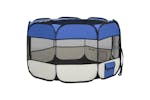 Vidaxl 171014 Foldable Dog Playpen With Carrying Bag Blue 110x110x58 Cm