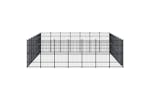 Vidaxl 3098001 Outdoor Dog Kennel Steel 51.61 M2