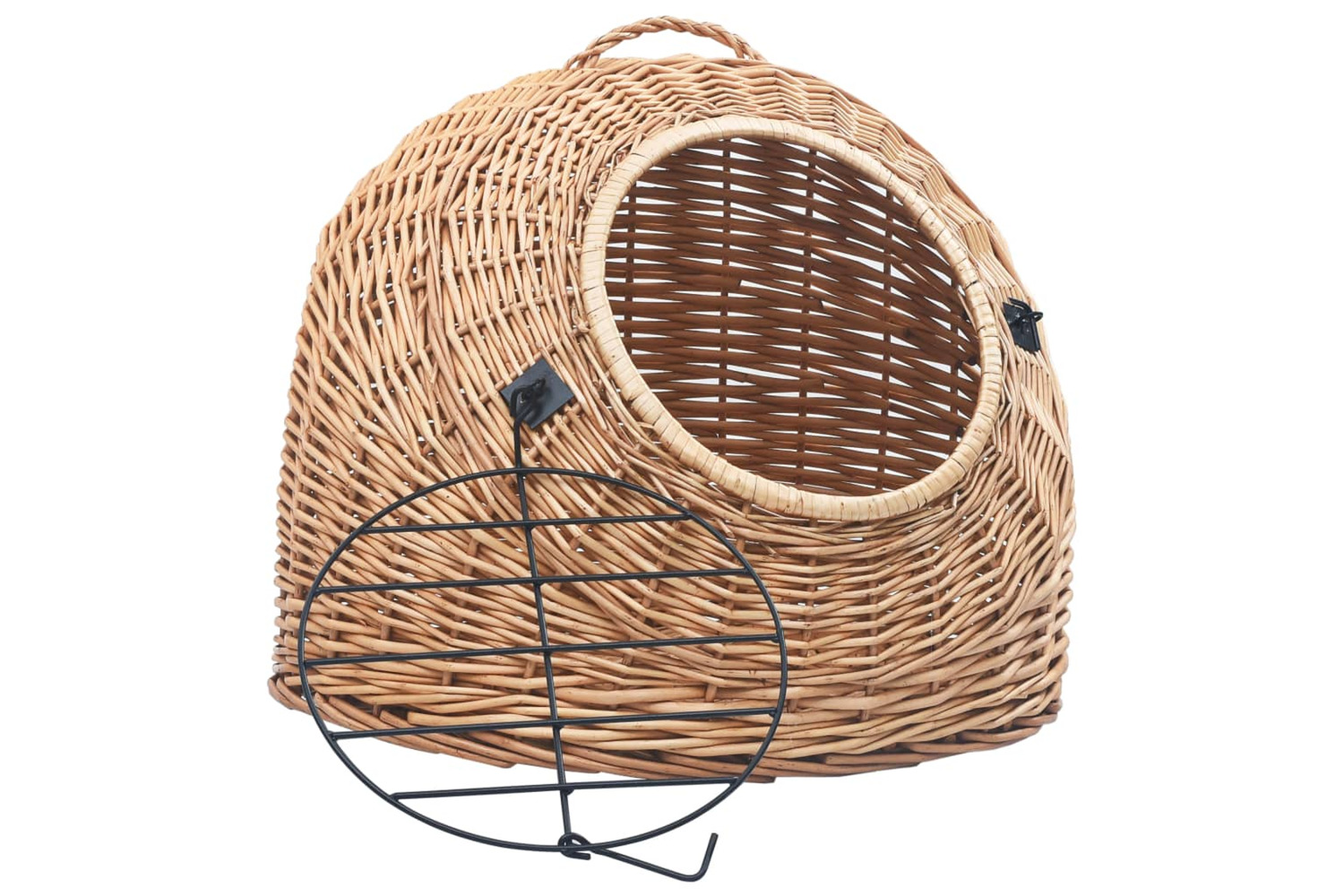 vidaXL 170908 Cat Transporter 50x42x40cm Natural Willow