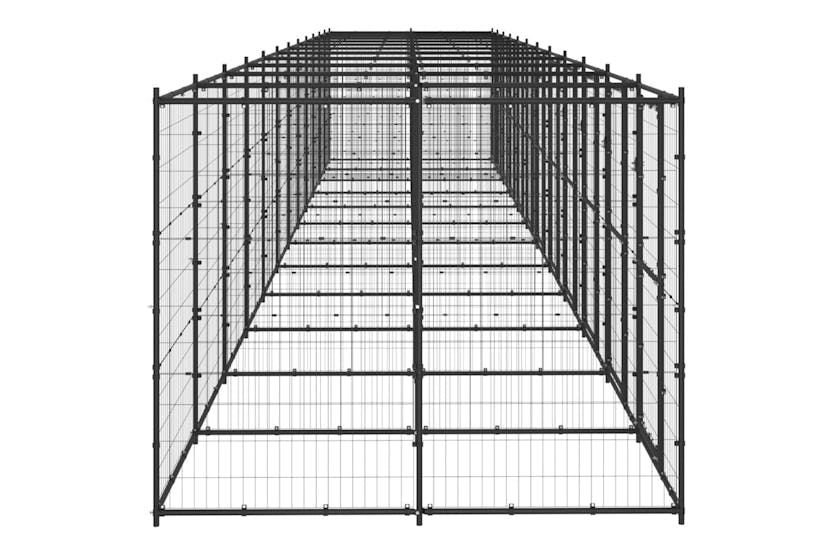 Vidaxl 3082270 Outdoor Dog Kennel Steel 29.04 M2