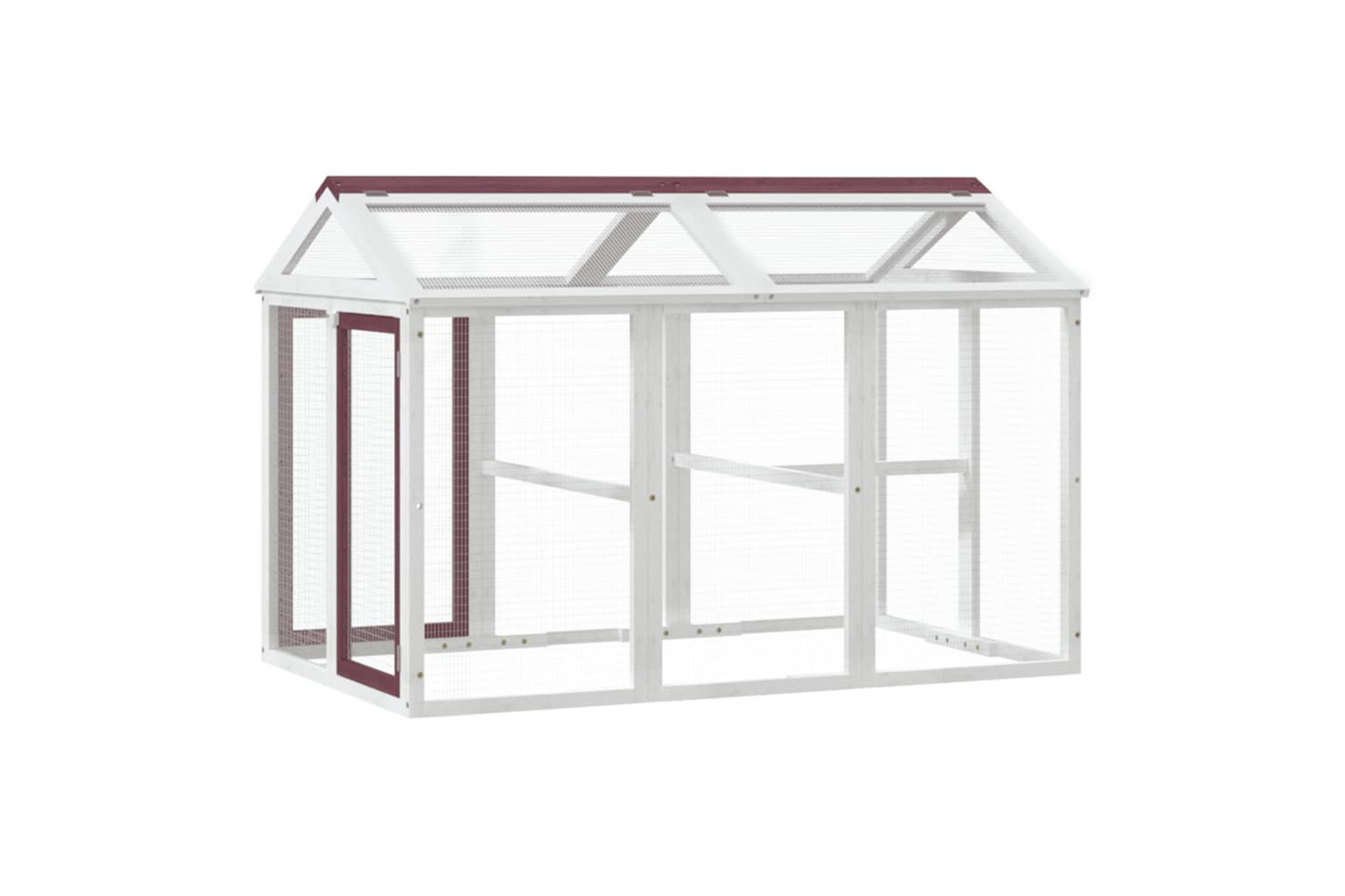 vidaXL 172303 Run Box Mocha 141x94x104cm Solid Wood Pine