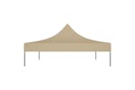 Vidaxl Party Tent Roof 4x3 M Beige 270 G/m2