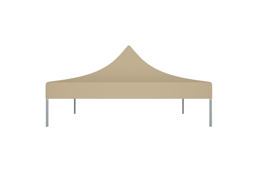 Vidaxl Party Tent Roof 4x3 M Beige 270 G/m2