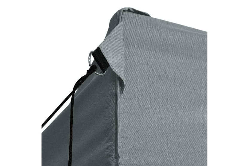 Vidaxl Professional Folding Party Tent With 4 Sidewalls 3x6 M Steel Anthracite