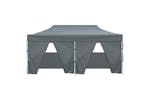 Vidaxl Professional Folding Party Tent With 4 Sidewalls 3x6 M Steel Anthracite