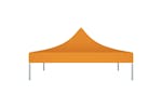 Vidaxl Party Tent Roof 3x3 M Orange 270 G/m2