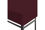 Vidaxl Gazebo Top Cover 310 G/m2 3x4 M Bordeaux