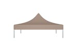 Vidaxl Party Tent Roof 3x3 M Taupe 270 G/m2