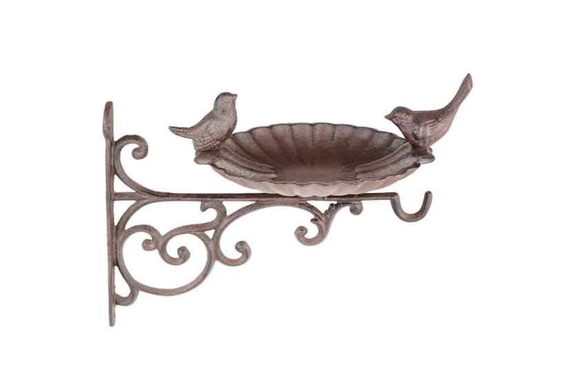 Hi Wall Bird Feeder Cast Iron