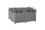 Vidaxl Raised Bed 80x80x38 Cm Polypropylene