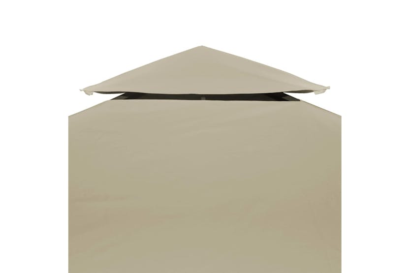 Vidaxl Gazebo Cover Canopy Replacement 310 G / M2 Beige 3 X 4 M