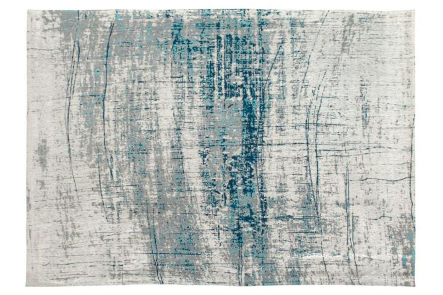 Louis De Poortere | Eco Griff Bronx Azurite Rug | Blue/Grey | 170 x 240 cm