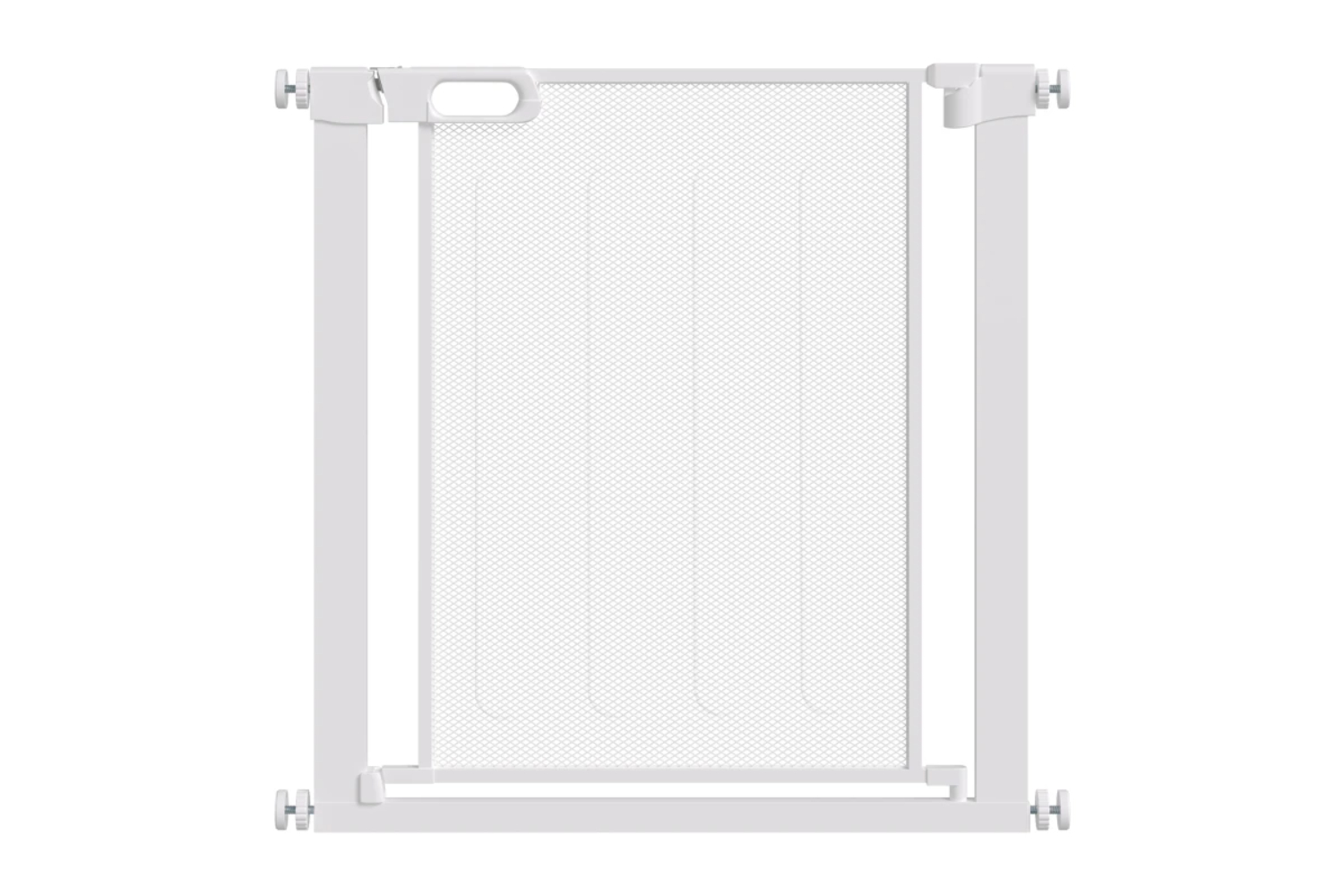 PawHut Auto Close Dog Barrier for House | White