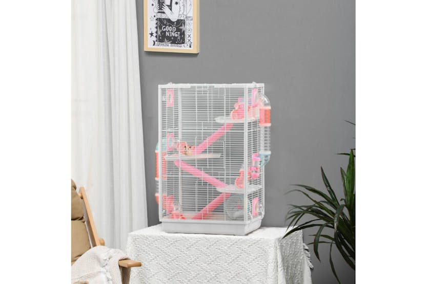 PawHut Exercise Wheel Hamster Cage