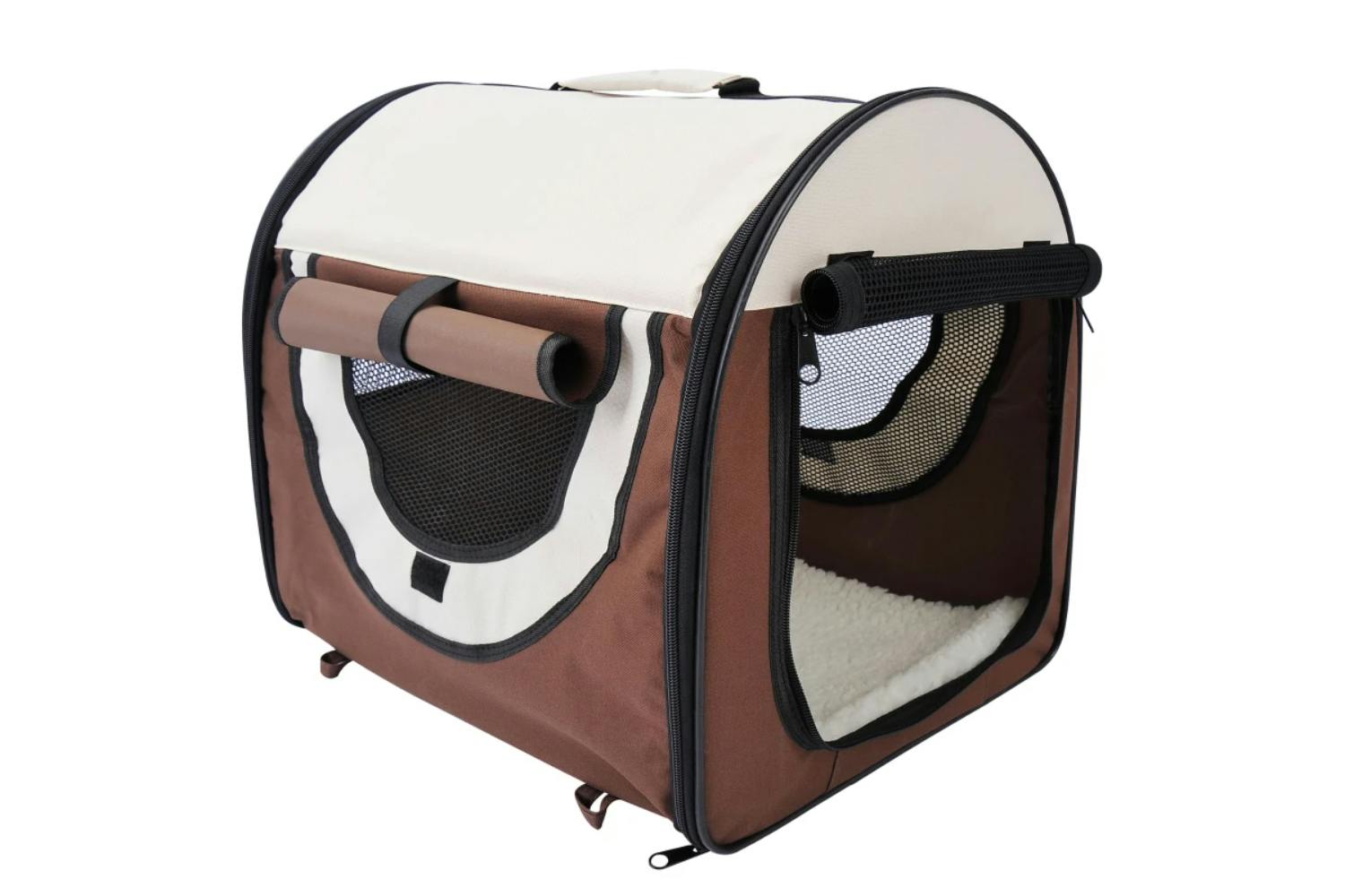PawHut Small Dog Carrier | Brown