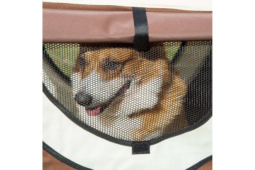 PawHut Dog Travel Crate | Brown