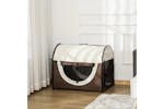 PawHut Dog Travel Crate | Brown