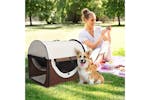 PawHut Dog Travel Crate | Brown