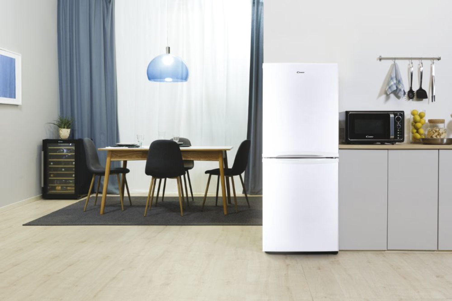 Candy Freestanding Fridge Freezer | CCH1S513EWK-1