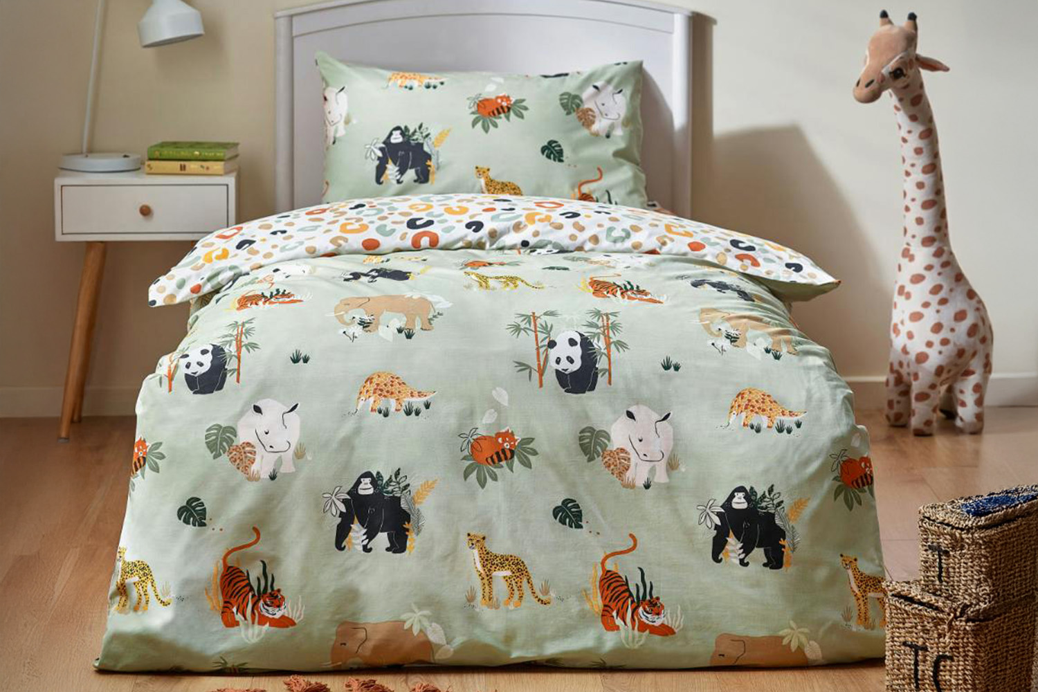 Furn | Wildlife Duvet Cover Set | Multicolour| Double