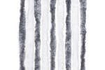 Vidaxl Insect Curtain Grey And White 56x185 Cm Chenille