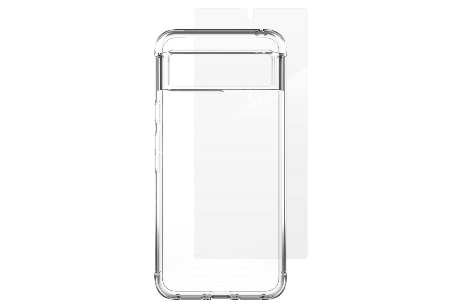 Zagg Luxe for Glass 360 Google Pixel 8 Case Bundle | Clear